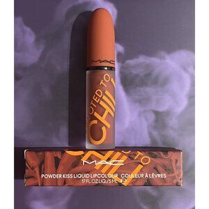 MAC Powder Kiss Liquid Lipcolour 991 DEVOTED TO CHILI 5ml / 0.17oz NEW